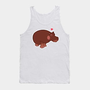 Hippo Love Tank Top